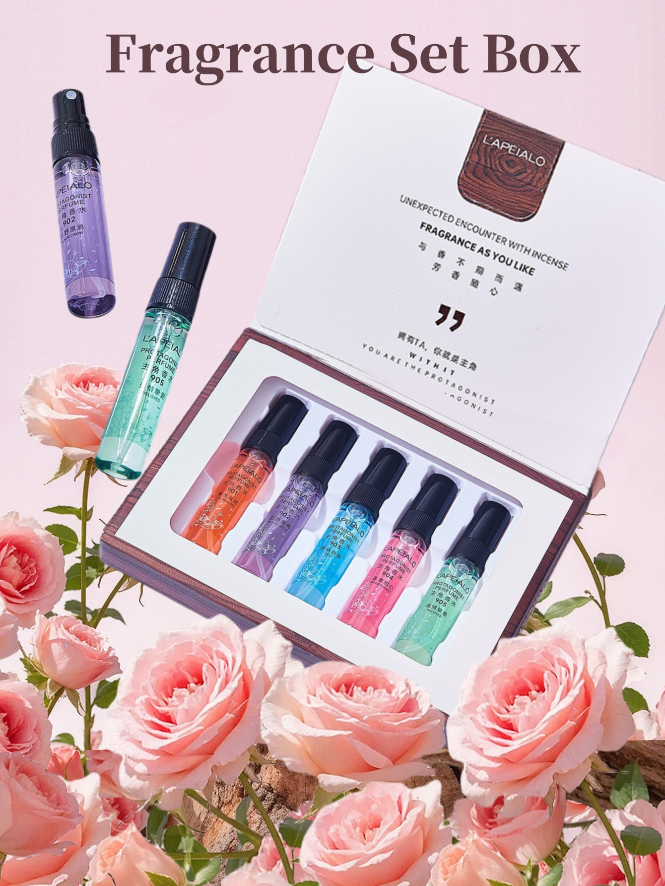 Perfume Fragrance Gift Set - 5PCS 5PCS Women's Perfume Set 5ml