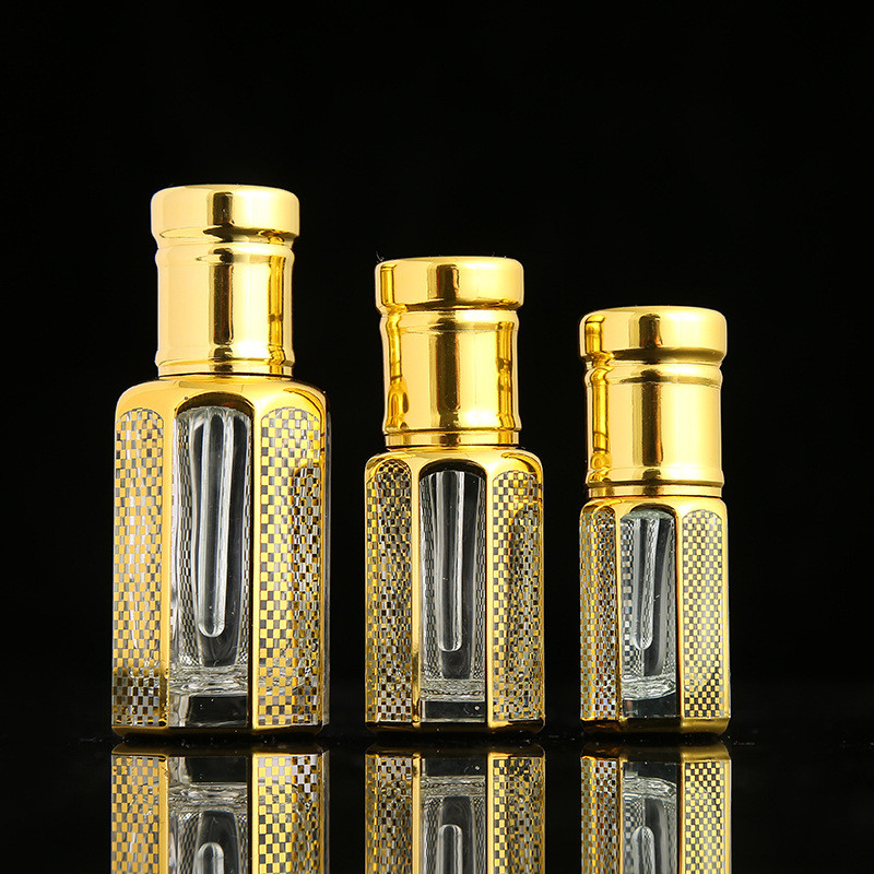 Perfume Fragrance Stick - 10/30/50pcs New 3ml/6ml/12ml Empty Gold Glass
