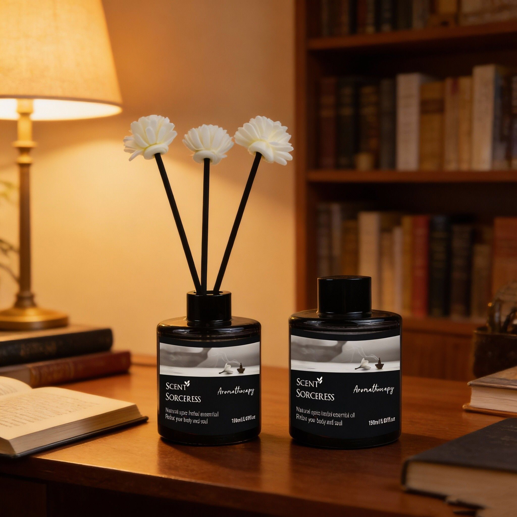 Perfume Fragrance World - 150ml Rattan Reed Diffuser Sets Fragrance