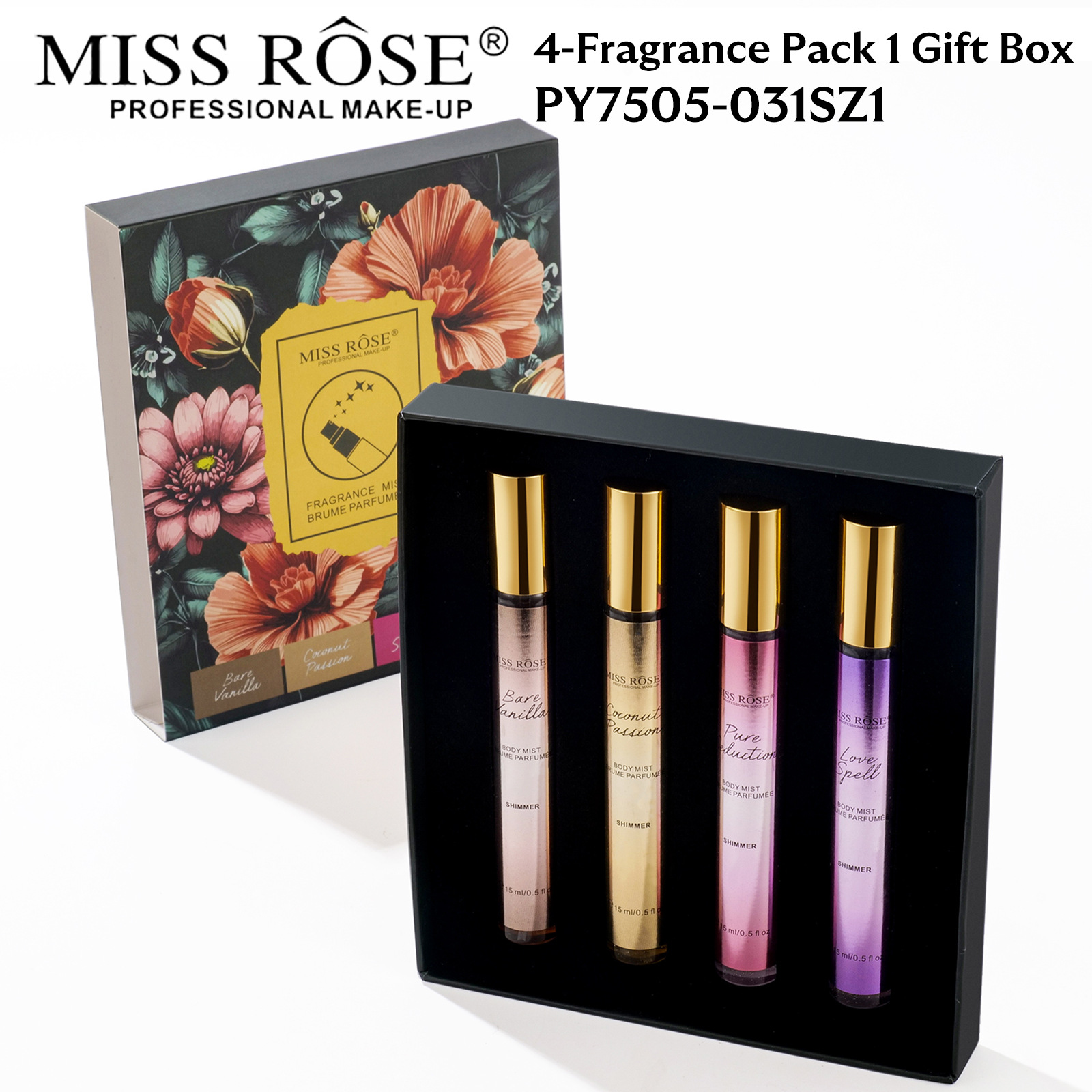 MISS ROSE Unisex Perfume Fruit – обзор и цена Perfume Fragrance Gift Set