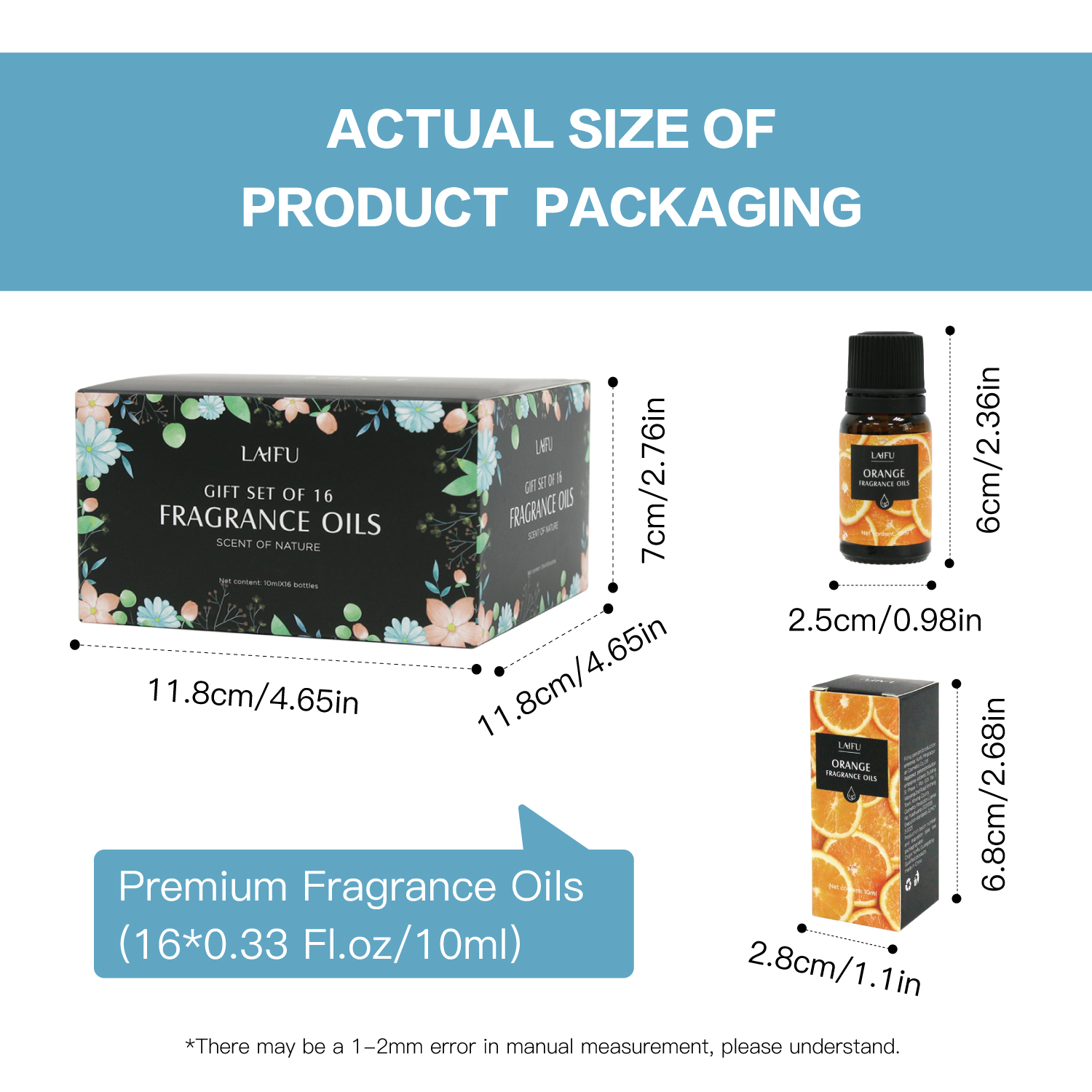 16x10ml Essential Oils Set for – обзор и цена Perfume Fragrance Gift Set