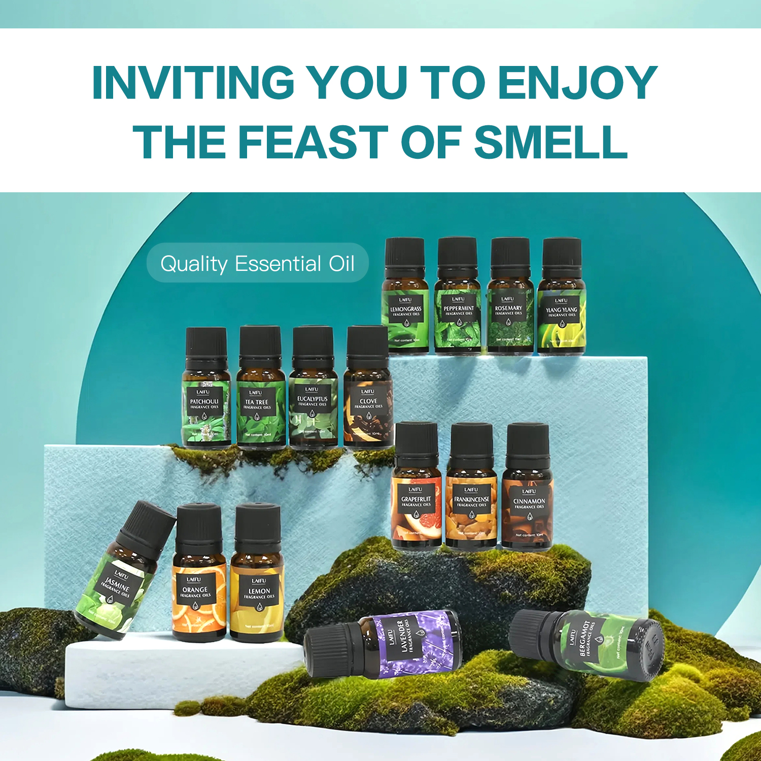 16x10ml Essential Oils Set for – обзор и цена Perfume Fragrance Gift Set