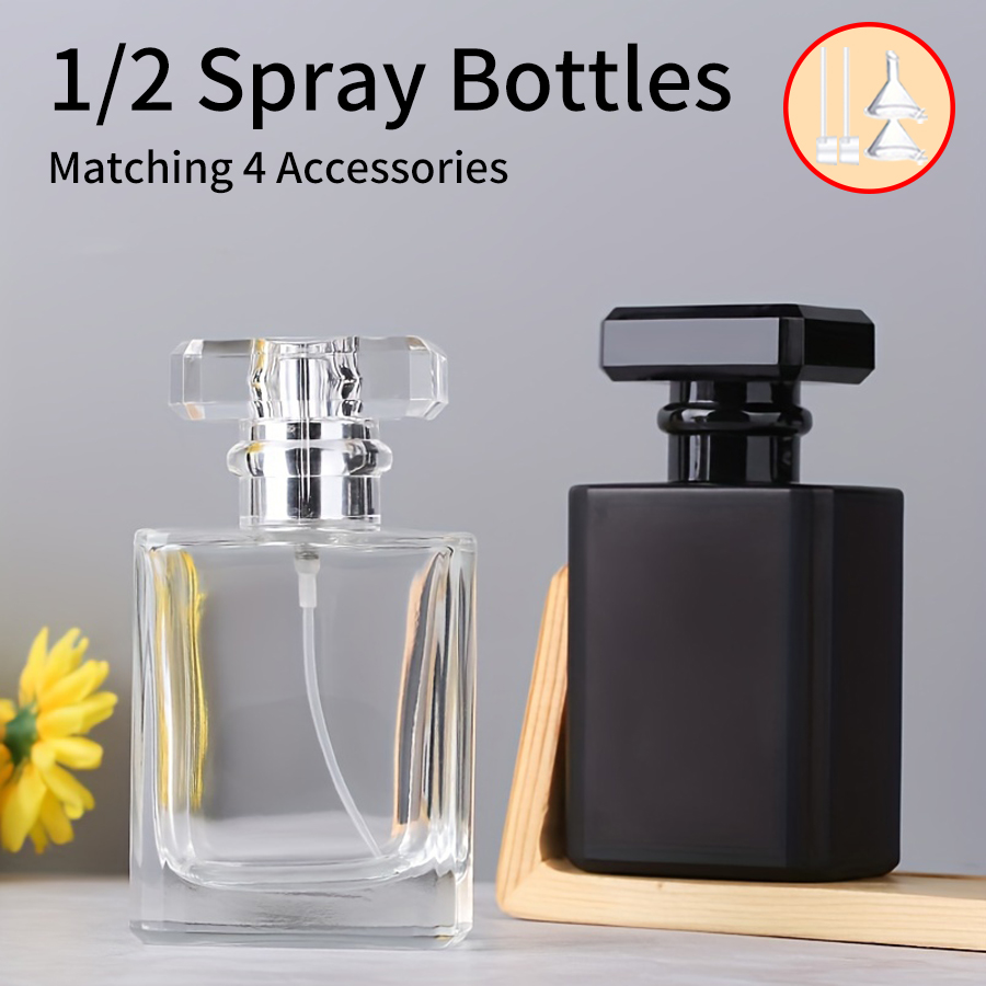 1/2pcs+4 Accessories 50ml Glas – обзор и цена Perfume Fragrance Gallon