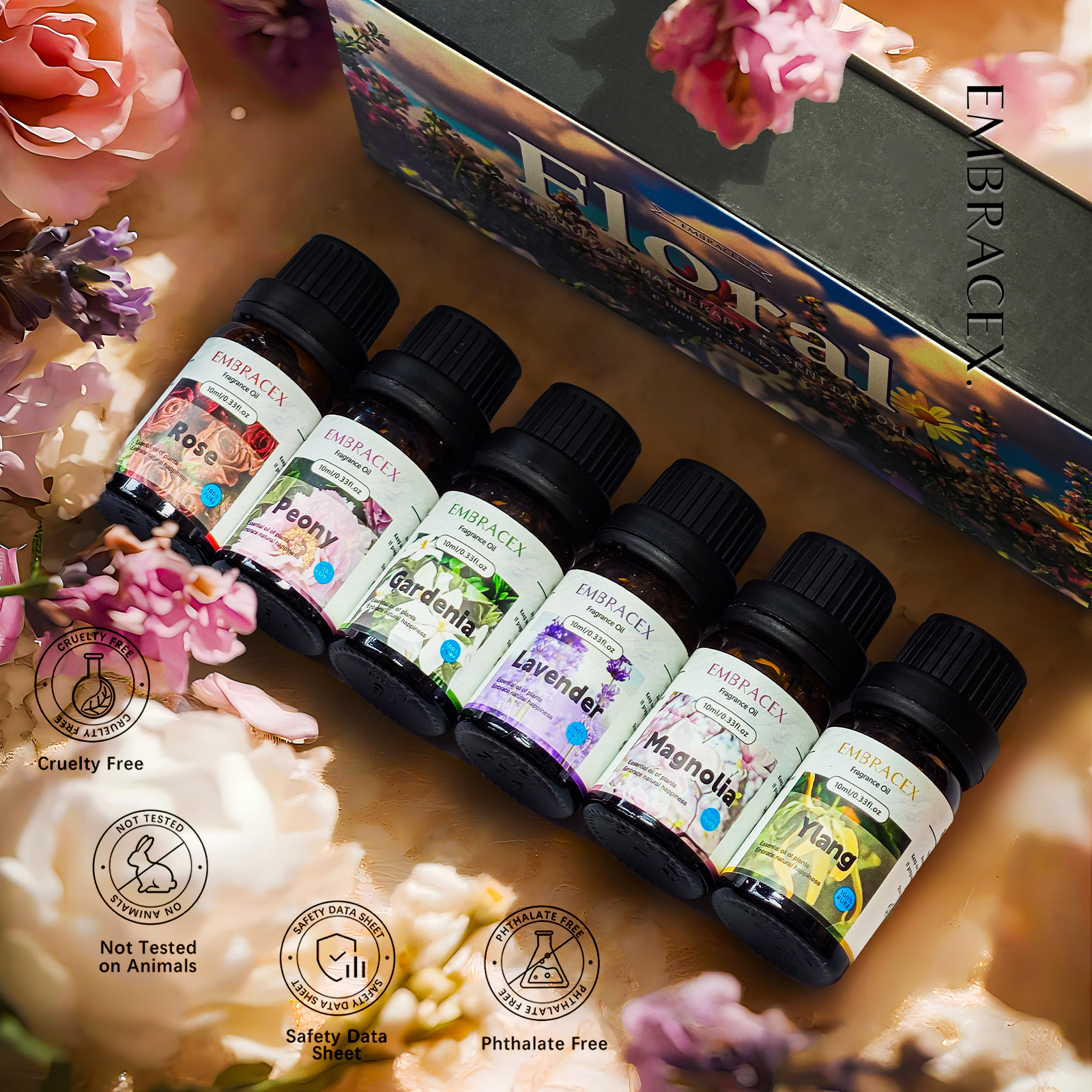 6PC/1Set 10ML Gift Box Floral  – обзор и цена Perfume Fragrance Gift Set