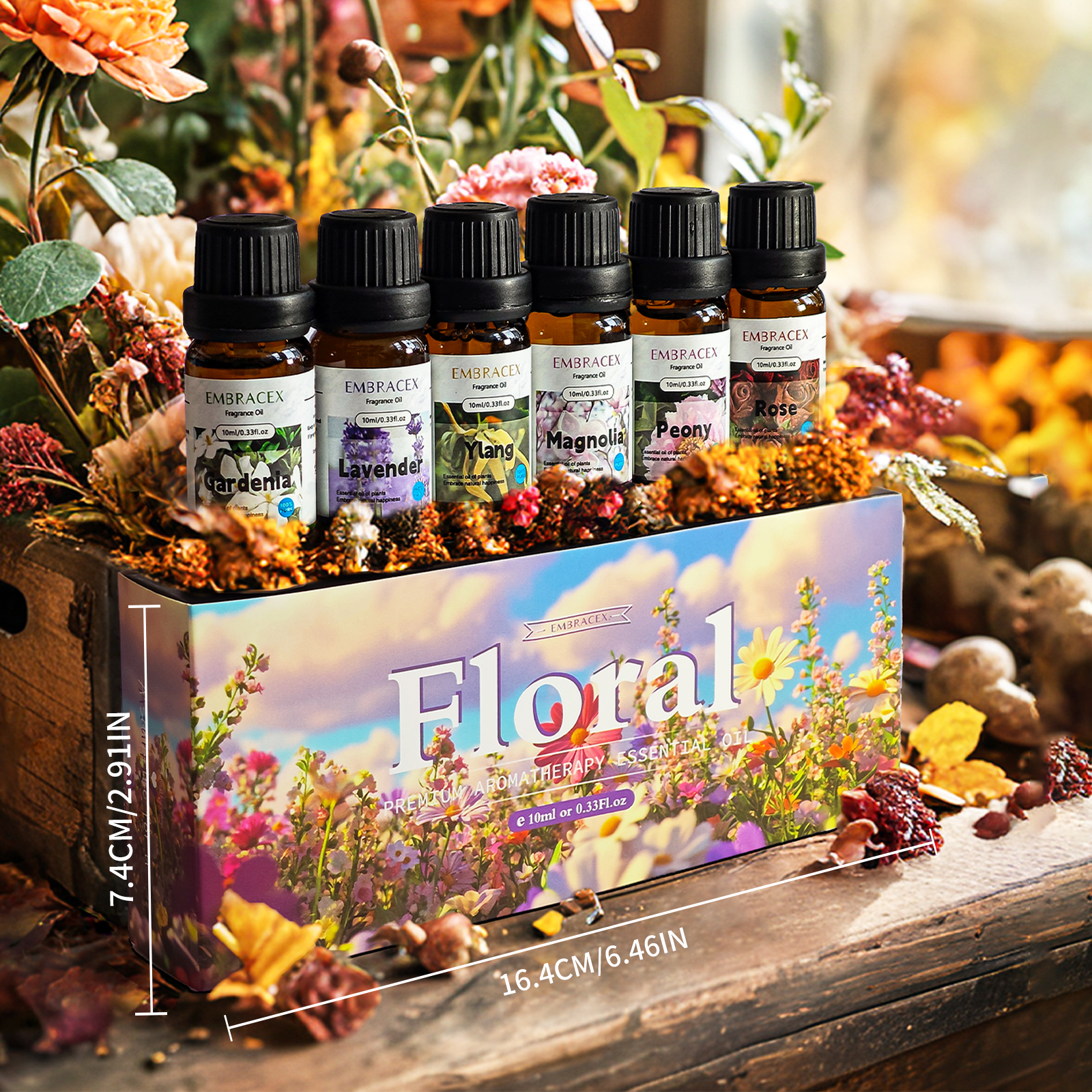 6PC/1Set 10ML Gift Box Floral  – обзор и цена Perfume Fragrance Gift Set