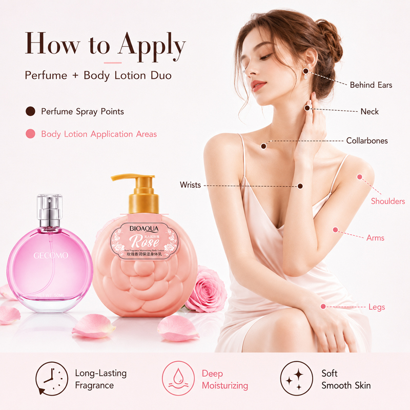 GECOMO Women's Perfume Set 50m – обзор и цена Perfume Fragrance Gift Set