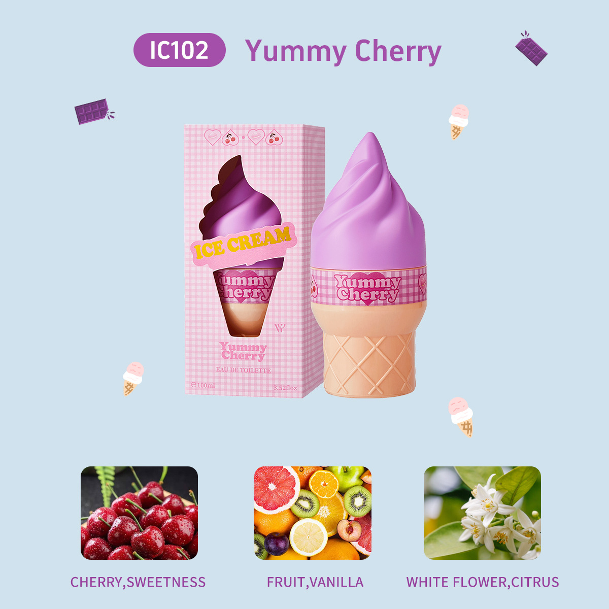 Ice Cream Cone Perfume Body Sp – обзор и цена Perfume Fragrance Bulk